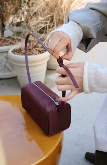 牛皮x尼龍枕頭包