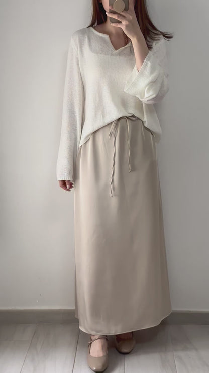 不挑身材的緞面裙